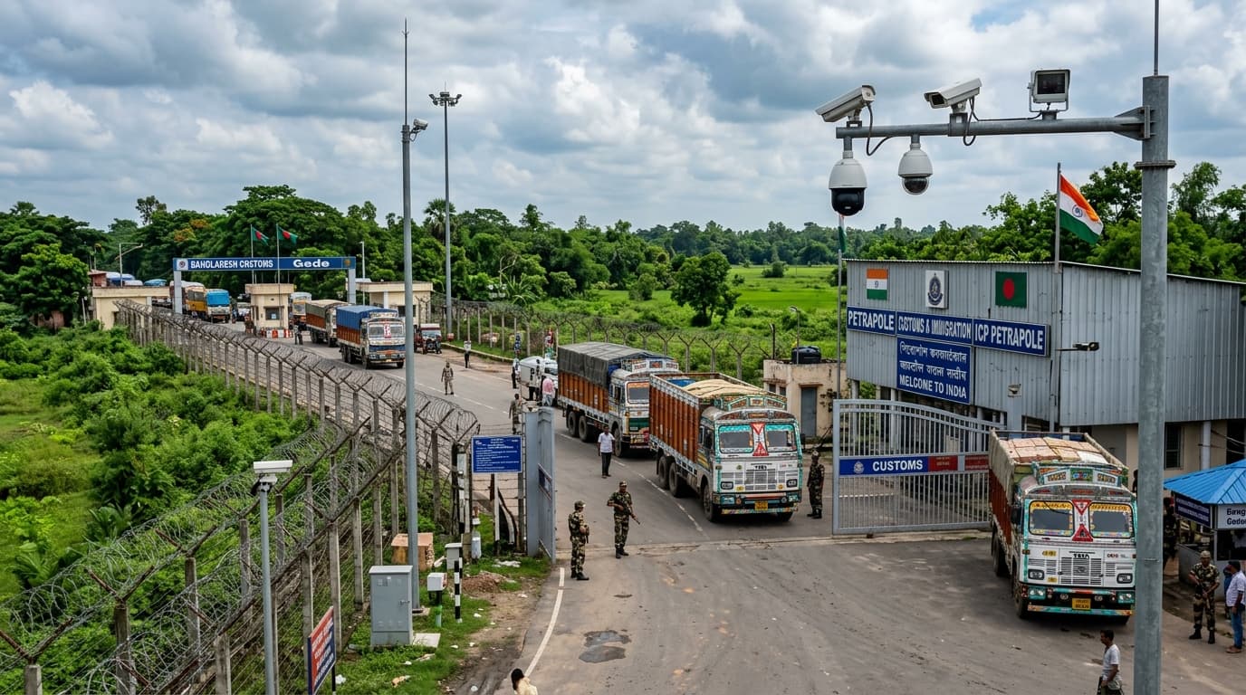 TV9 Bangla: 'High-Tech AI Motion Sensors and Scanners Deployed at Petrapole & Gede Crossings to Prevent Infiltration Under Freight Cargo'